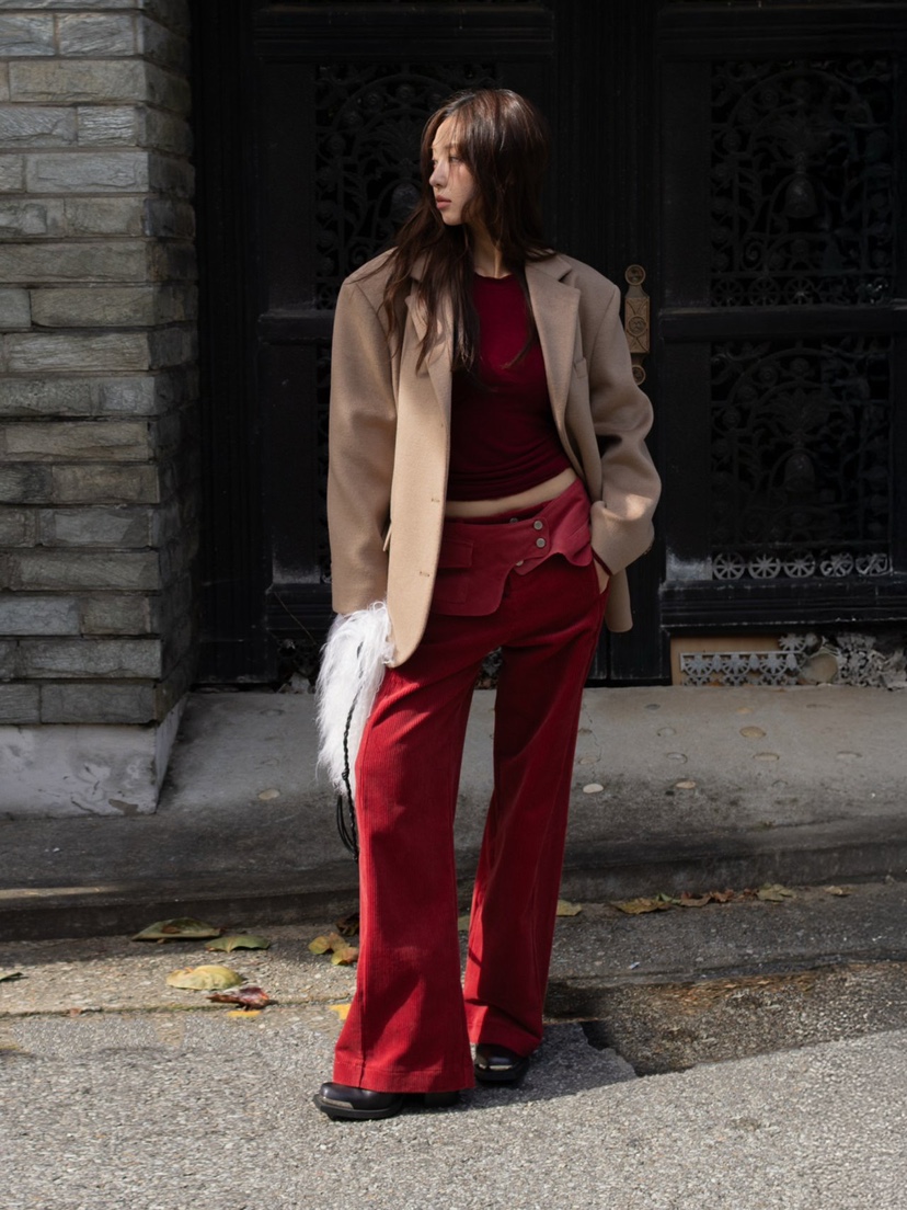 INSSENSE-A東大門㊣代購女士新品熱賣推薦職業時尚夾克羊毛INSSENSE-A夾克