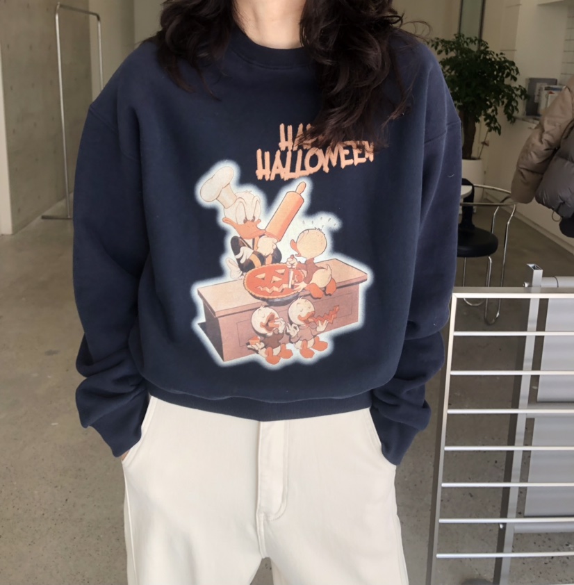 GLAD SOME韓國直郵㊣女士新品休閑25秋冬職業人氣時尚衛衣鴨GLAD SOME衛衣