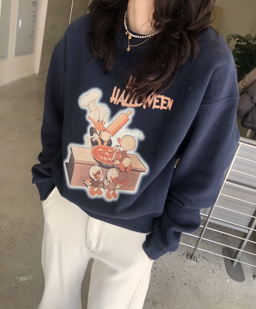 GLAD SOME韓國直郵㊣女士新品休閑25秋冬職業人氣時尚衛衣鴨GLAD SOME衛衣