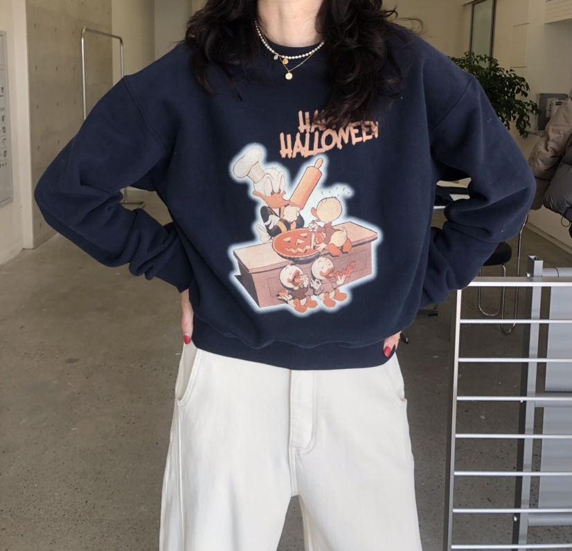 GLAD SOME韓國直郵㊣女士新品休閑25秋冬職業人氣時尚衛衣鴨GLAD SOME衛衣圖色1