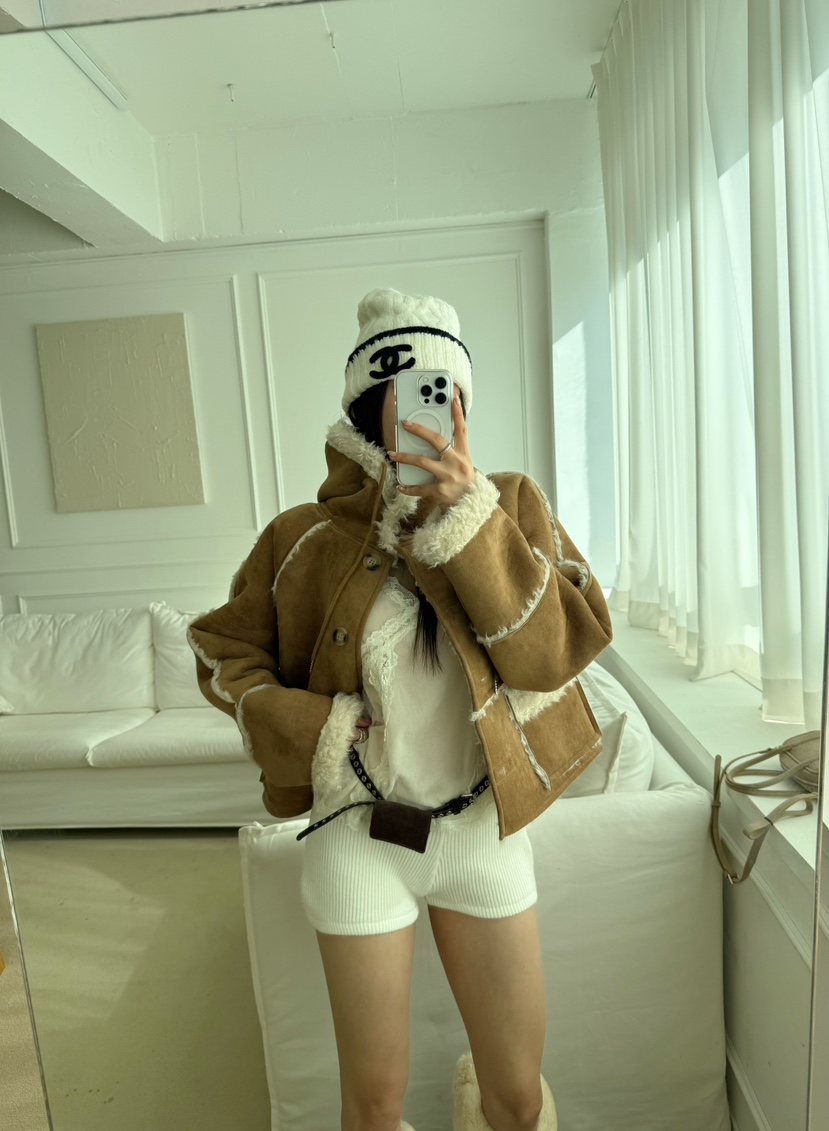 DENVER韓國代購㊣女士新品25秋冬推薦人氣時尚休閑熱賣夾克DENVER夾克