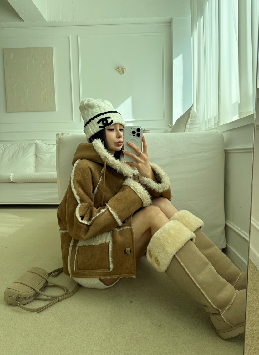 DENVER韓國代購㊣女士新品25秋冬推薦人氣時尚休閑熱賣夾克DENVER夾克