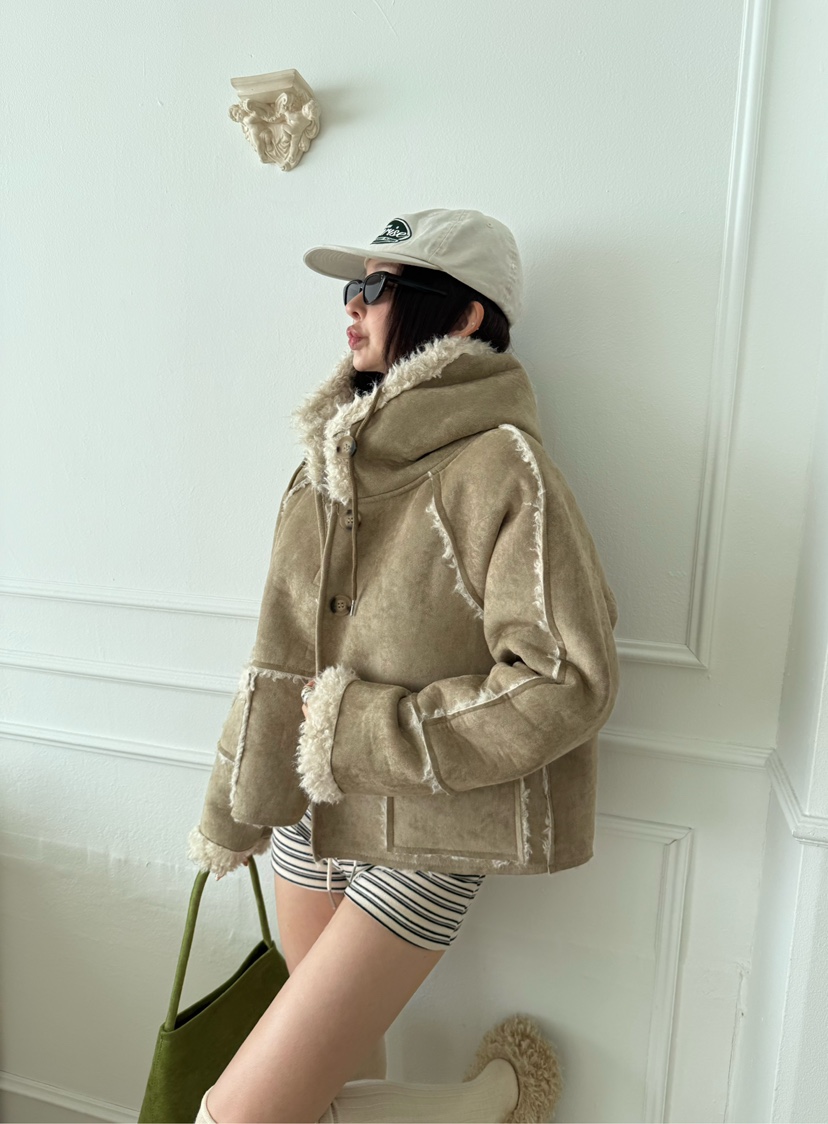 DENVER韓國代購㊣女士新品25秋冬推薦人氣時尚休閑熱賣夾克DENVER夾克圖色1