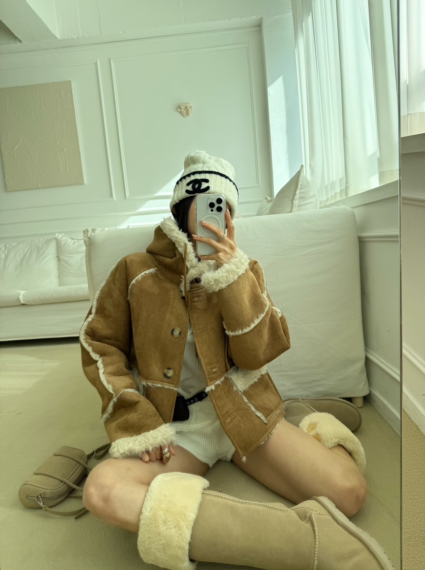 DENVER韓國代購㊣女士新品25秋冬推薦人氣時尚休閑熱賣夾克DENVER夾克圖色2