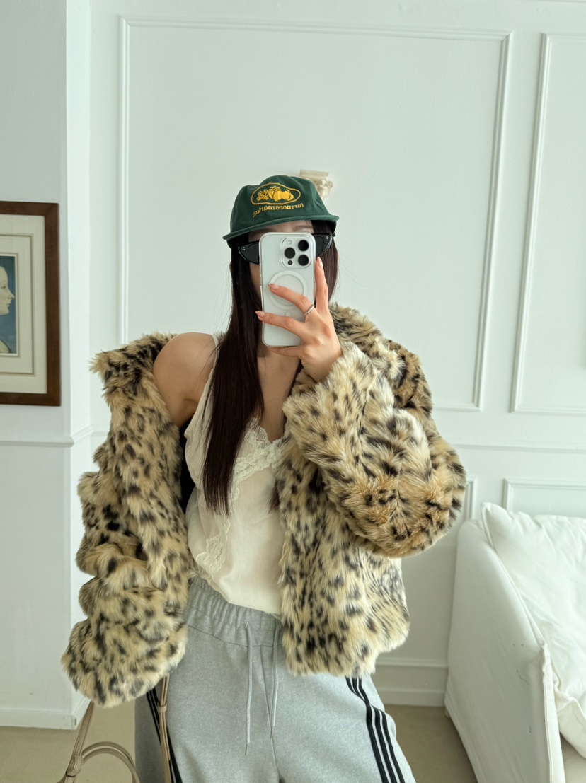 DENVER東大門㊣代購女士新品職業25秋冬時尚熱賣休閑短款大衣DENVER短款大衣