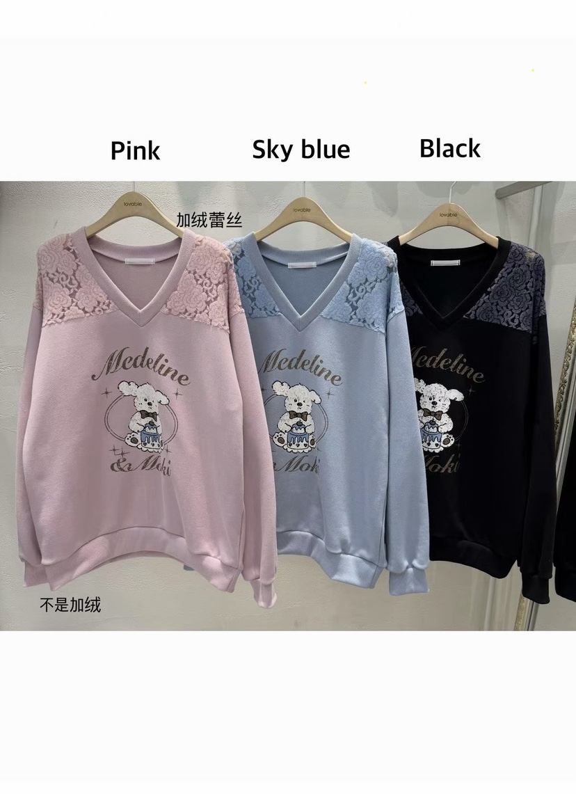 LOVABLE韓國代購㊣女裝新款人氣時尚熱賣25秋冬休閑職業衛衣LOVABLE衛衣