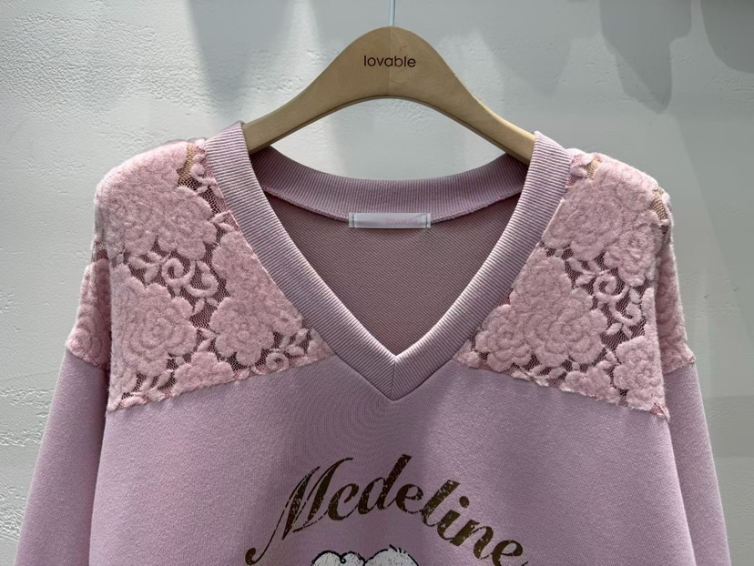 LOVABLE韓國代購㊣女裝新款人氣時尚熱賣25秋冬休閑職業衛衣LOVABLE衛衣