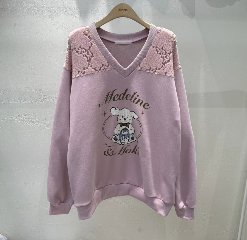 LOVABLE韓國代購㊣女裝新款人氣時尚熱賣25秋冬休閑職業衛衣LOVABLE衛衣圖色1