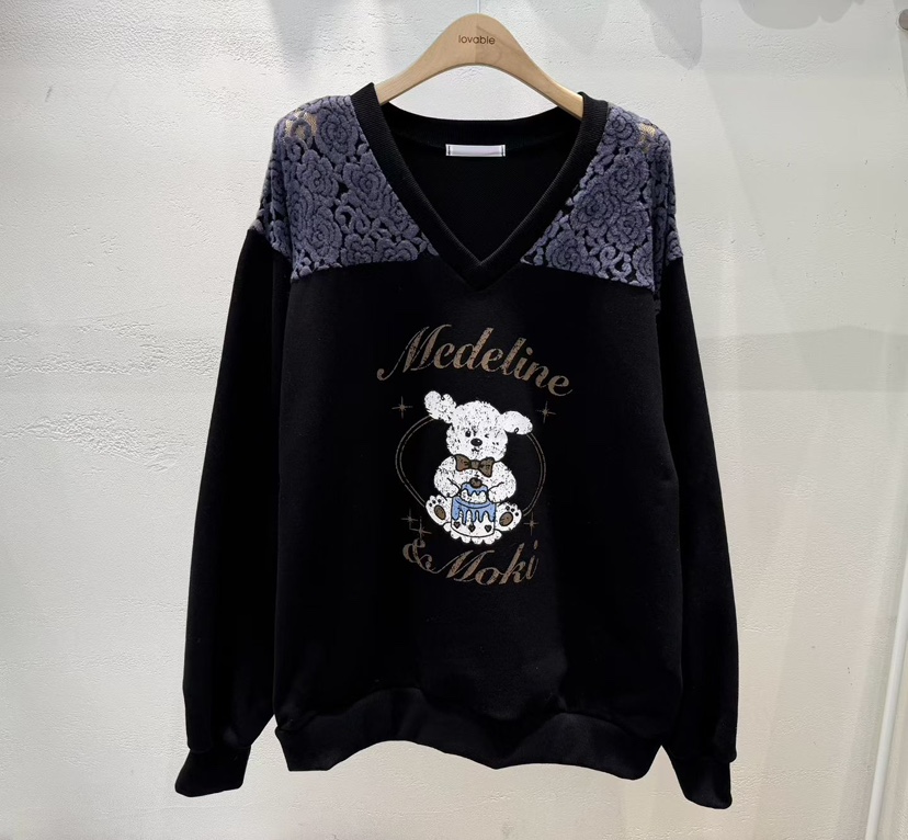 LOVABLE韓國代購㊣女裝新款人氣時尚熱賣25秋冬休閑職業衛衣LOVABLE衛衣圖色3