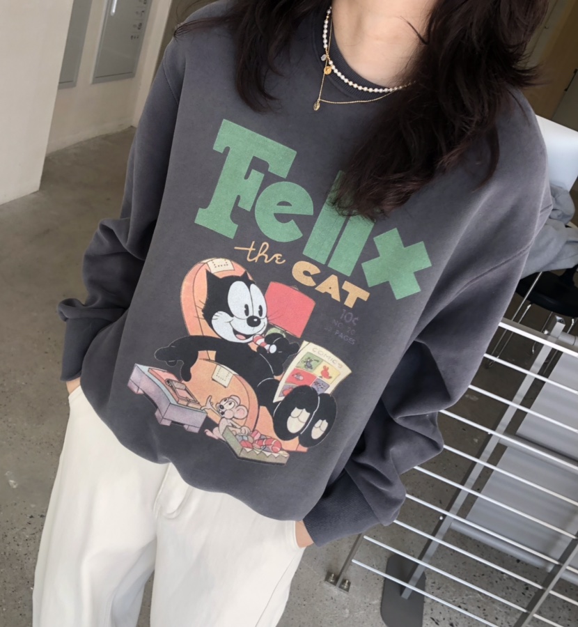 GLAD SOME東大門㊣實拍女士新款熱賣推薦休閑時尚人氣衛衣GLAD SOME衛衣