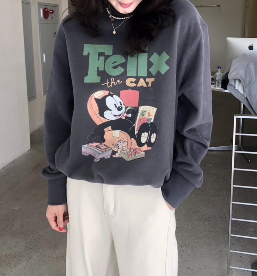 GLAD SOME東大門㊣實拍女士新款熱賣推薦休閑時尚人氣衛衣GLAD SOME衛衣