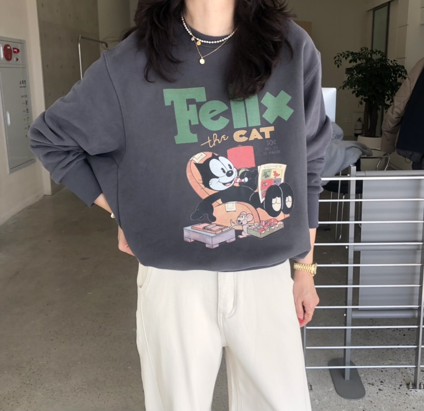 GLAD SOME東大門㊣實拍女士新款熱賣推薦休閑時尚人氣衛衣GLAD SOME衛衣