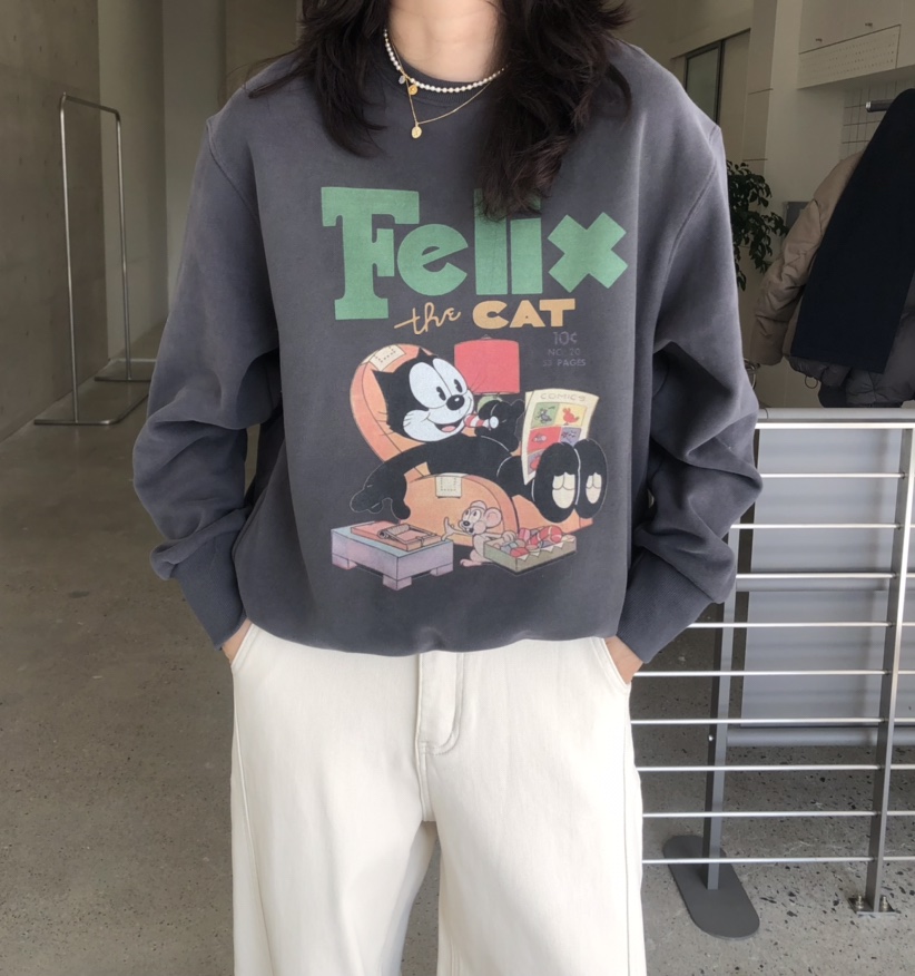 GLAD SOME東大門㊣實拍女士新款熱賣推薦休閑時尚人氣衛衣GLAD SOME衛衣