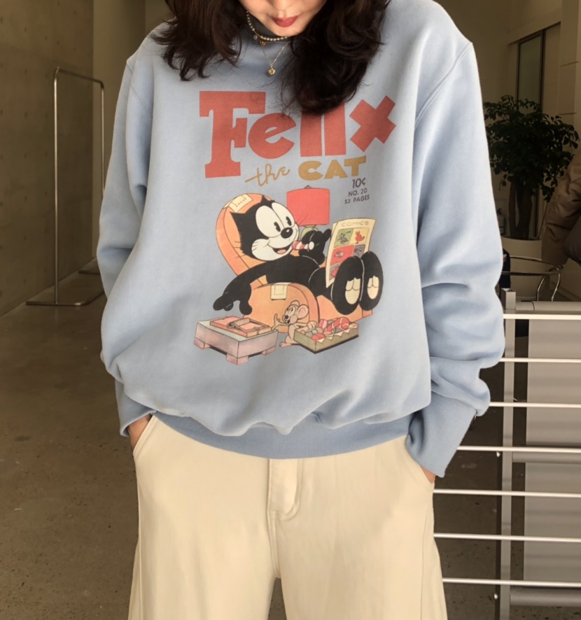 GLAD SOME東大門㊣實拍女士新款熱賣推薦休閑時尚人氣衛衣GLAD SOME衛衣