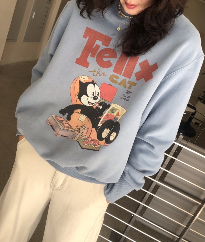 GLAD SOME東大門㊣實拍女士新款熱賣推薦休閑時尚人氣衛衣GLAD SOME衛衣