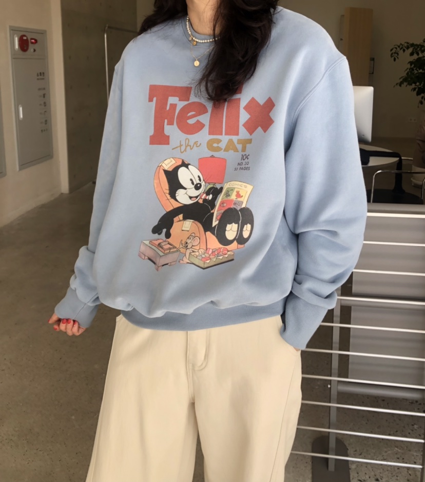 GLAD SOME東大門㊣實拍女士新款熱賣推薦休閑時尚人氣衛衣GLAD SOME衛衣