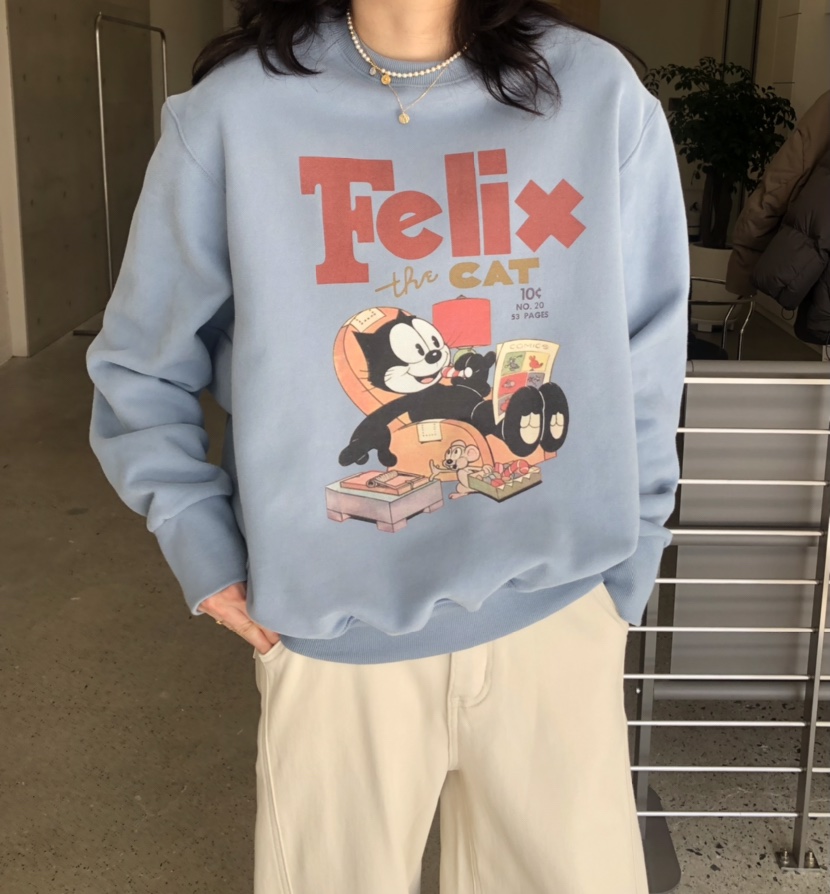 GLAD SOME東大門㊣實拍女士新款熱賣推薦休閑時尚人氣衛衣GLAD SOME衛衣