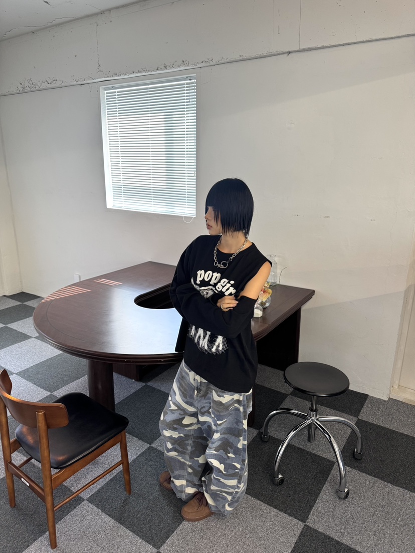 SEEOT東大門㊣直郵女裝新款職業熱賣牛仔褲男女同款水洗迷彩SEEOT牛仔褲