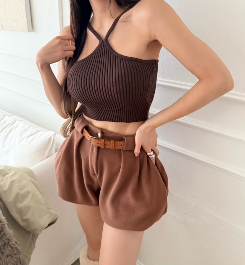 DENVER韓國代購㊣女士新品休閑職業時尚25秋冬推薦吊帶背心DENVER吊帶/背心