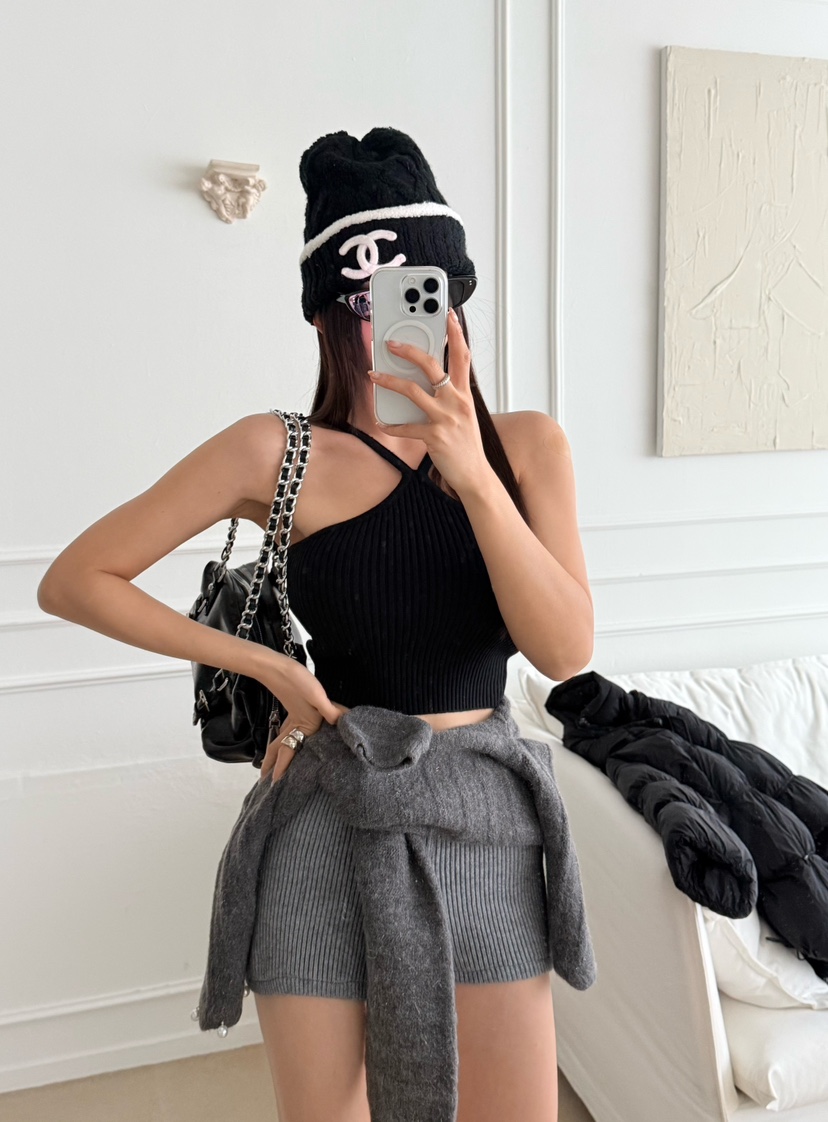 DENVER韓國代購㊣女士新品休閑職業時尚25秋冬推薦吊帶背心DENVER吊帶/背心