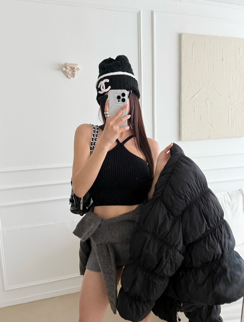 DENVER韓國代購㊣女士新品休閑職業時尚25秋冬推薦吊帶背心DENVER吊帶/背心圖色4