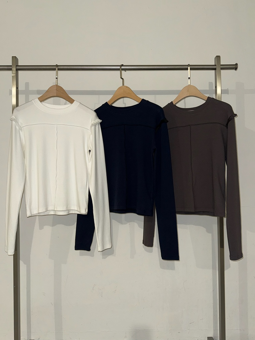 AWESOMESAUCE東大門㊣直郵女士新款熱賣休閑時尚職業長袖T恤AWESOME SAUCE長袖T恤