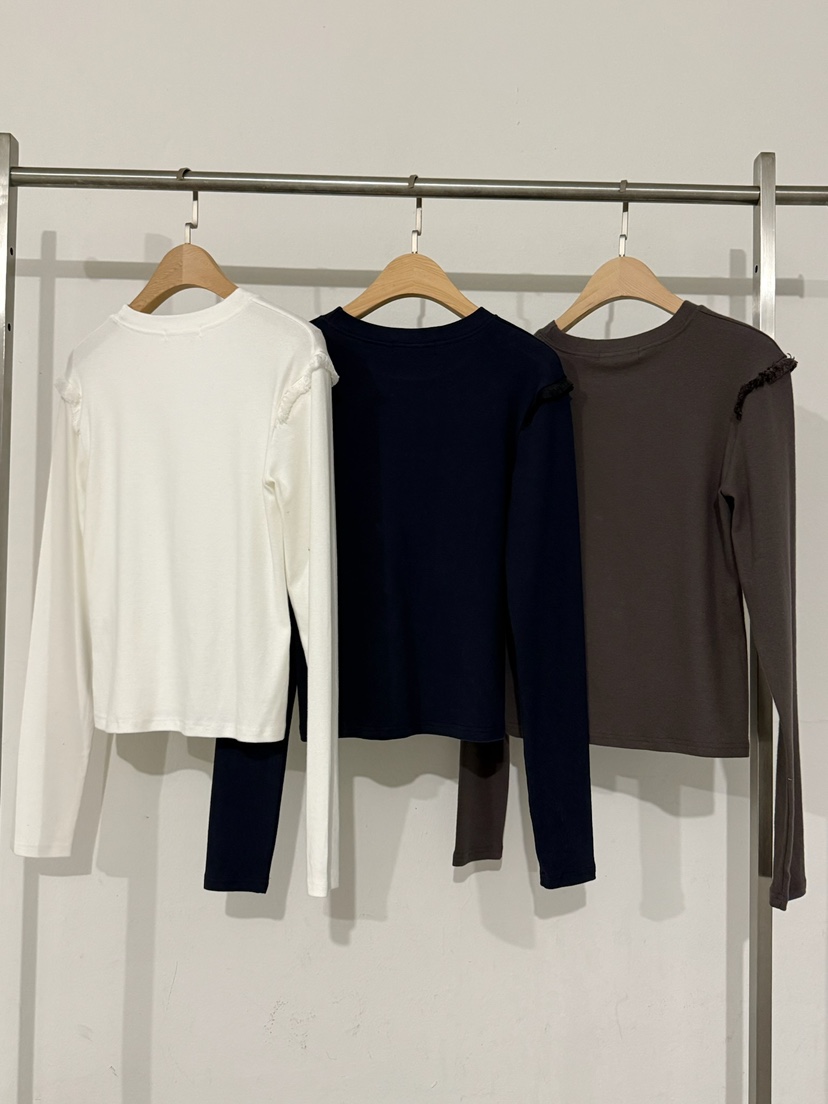 AWESOMESAUCE東大門㊣直郵女士新款熱賣休閑時尚職業長袖T恤AWESOME SAUCE長袖T恤