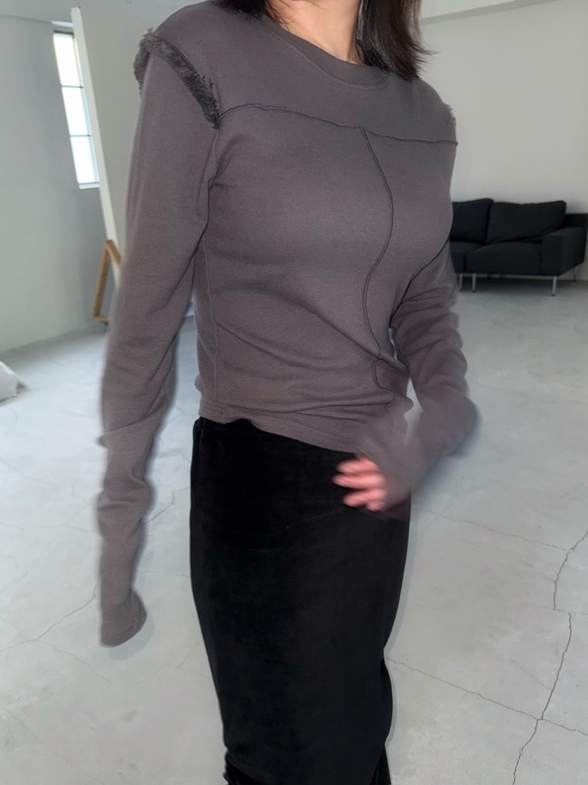 AWESOMESAUCE東大門㊣直郵女士新款熱賣休閑時尚職業長袖T恤AWESOME SAUCE長袖T恤