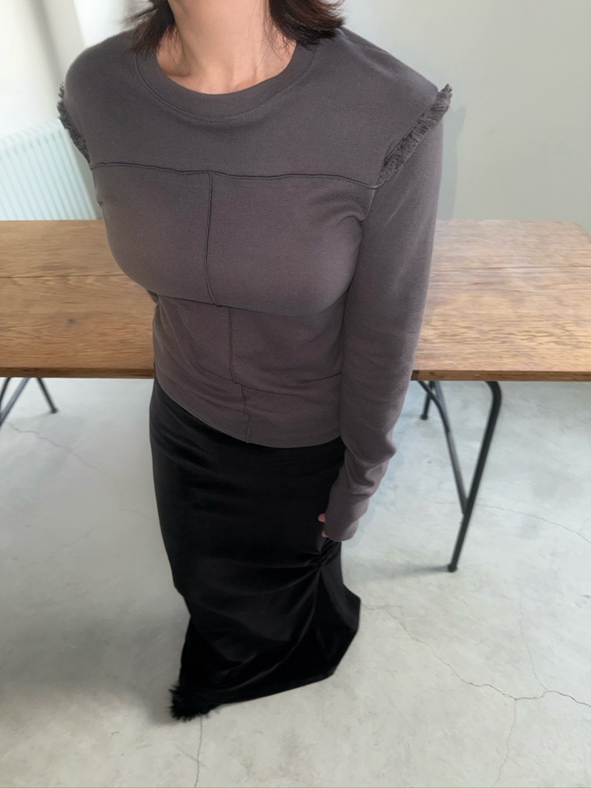 AWESOMESAUCE東大門㊣直郵女士新款熱賣休閑時尚職業長袖T恤AWESOME SAUCE長袖T恤