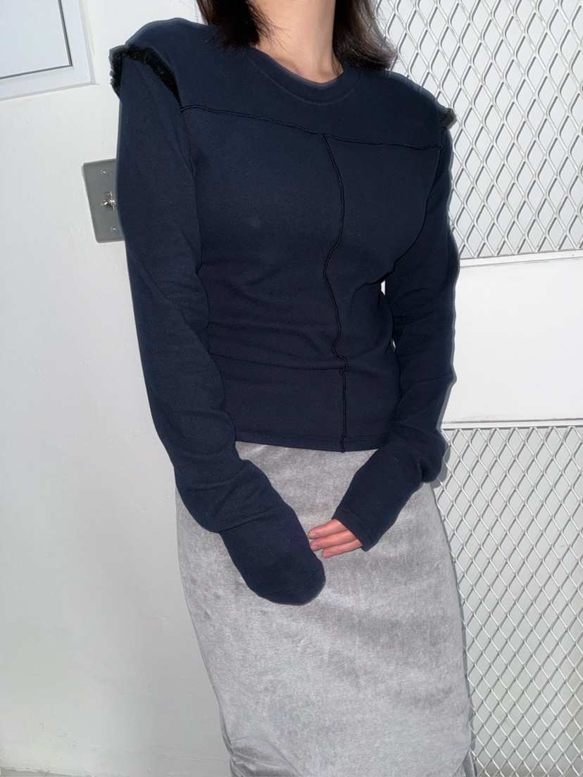 AWESOMESAUCE東大門㊣直郵女士新款熱賣休閑時尚職業長袖T恤AWESOME SAUCE長袖T恤圖色2