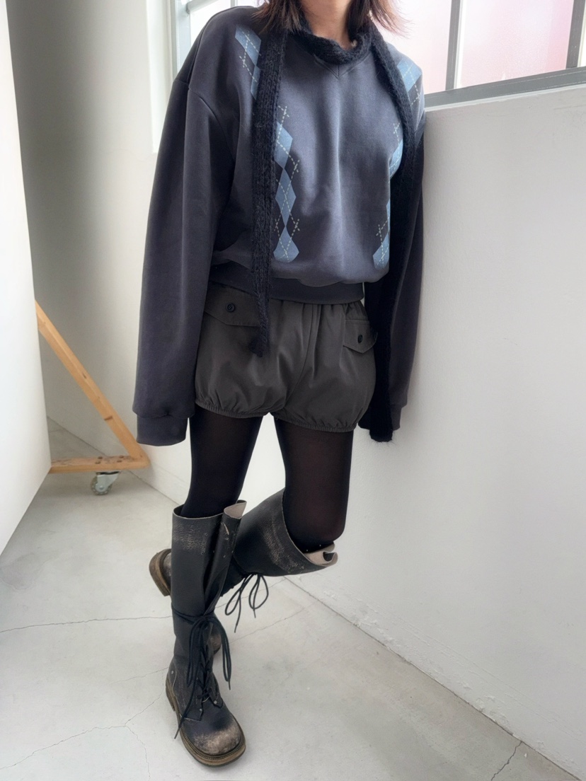 AWESOMESAUCE東大門㊣實拍女裝新品25秋冬人氣推薦熱賣短褲AWESOME SAUCE短褲