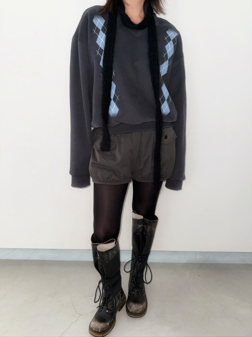 AWESOMESAUCE東大門㊣實拍女裝新品25秋冬人氣推薦熱賣短褲AWESOME SAUCE短褲