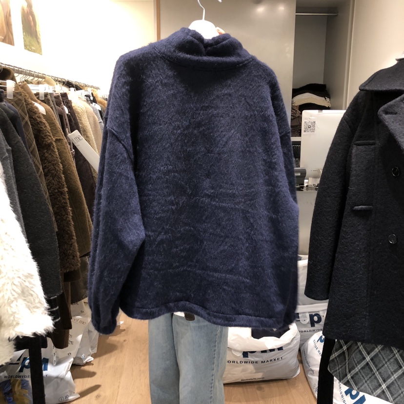 MEET ME東大門㊣實拍女士新品25秋冬時尚職業休閑衛衣拉鏈MEET ME衛衣