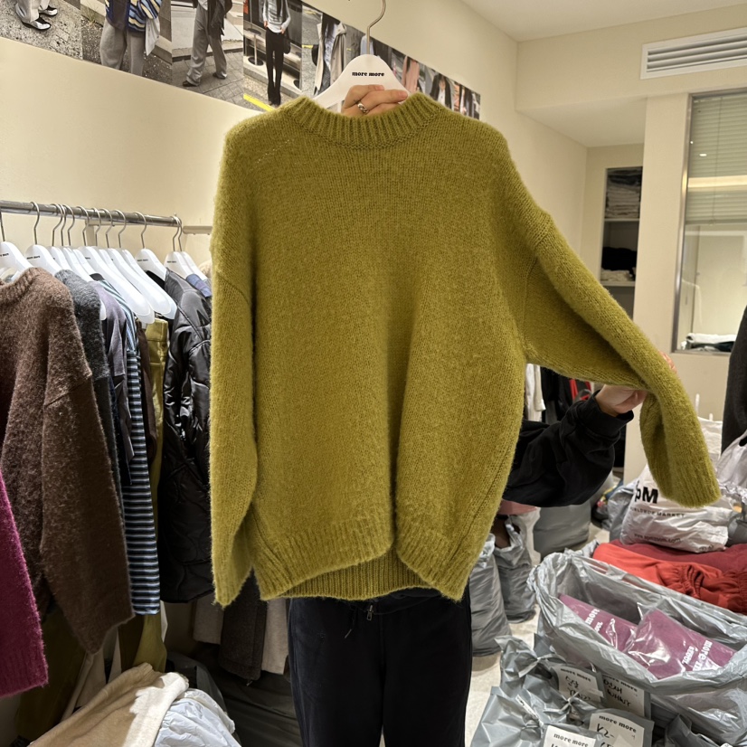 MOREMORE東大門㊣實拍女裝新款推薦25秋冬熱賣職業毛衣羊毛more more毛衣圖色2