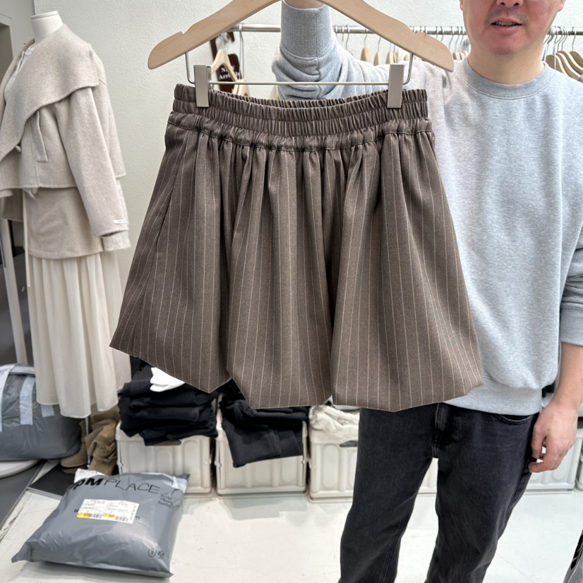 HUMMING BIRD東大門㊣代購女士新品休閑25秋冬人氣短褲褶皺HUMMING BIRD短褲