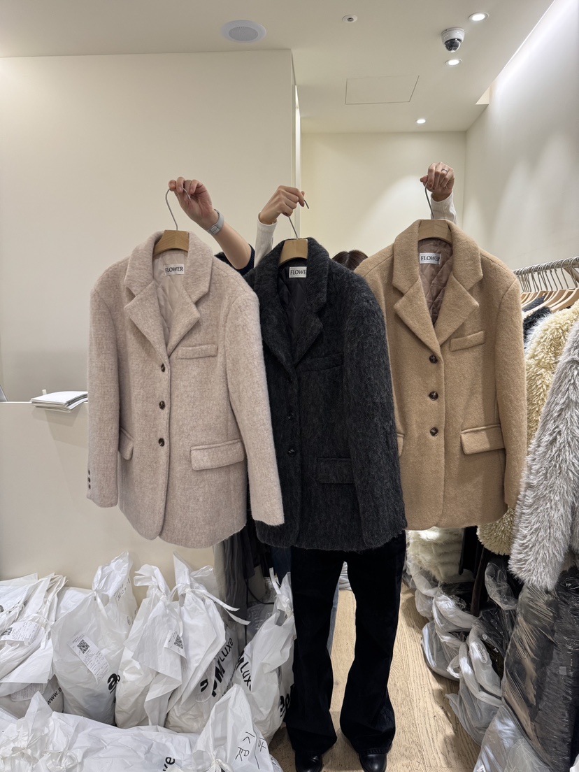 FLOWER-L東大門㊣實拍女士新品推薦人氣熱賣休閑職業時尚夾克FLOWER-L夾克