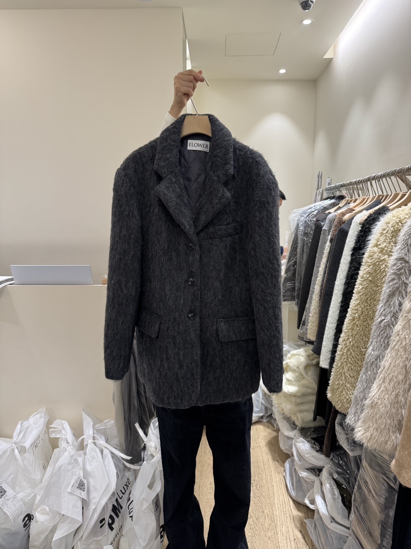 FLOWER-L東大門㊣實拍女士新品推薦人氣熱賣休閑職業時尚夾克FLOWER-L夾克圖色3