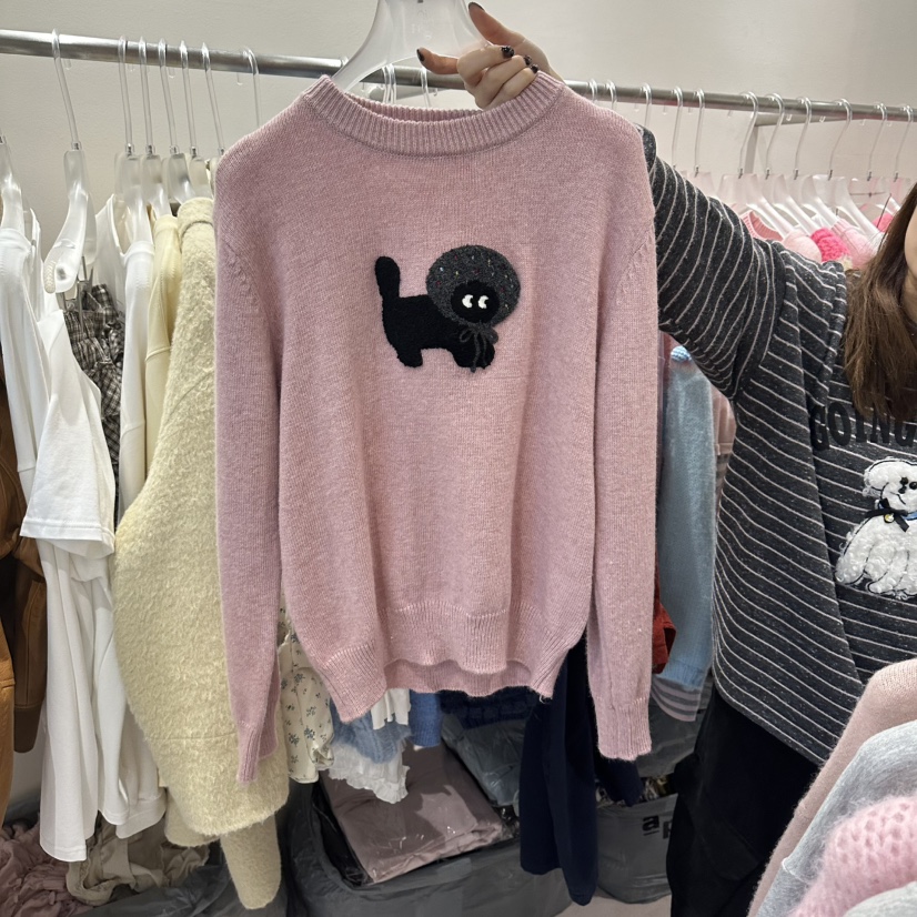 MIMME東大門㊣實拍女士新款25秋冬休閑熱賣推薦人氣職業毛衣MIMME毛衣圖色1