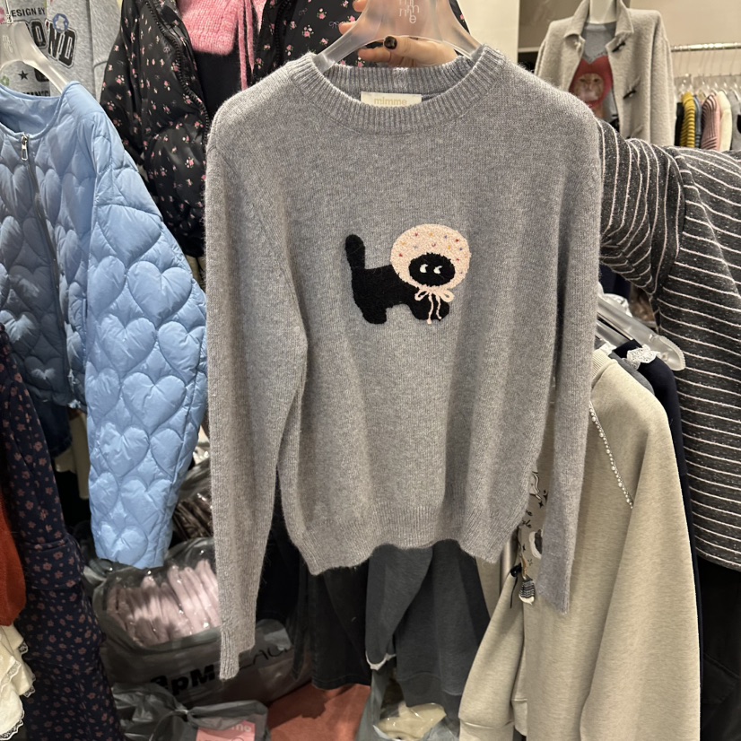 MIMME東大門㊣實拍女士新款25秋冬休閑熱賣推薦人氣職業毛衣MIMME毛衣圖色2