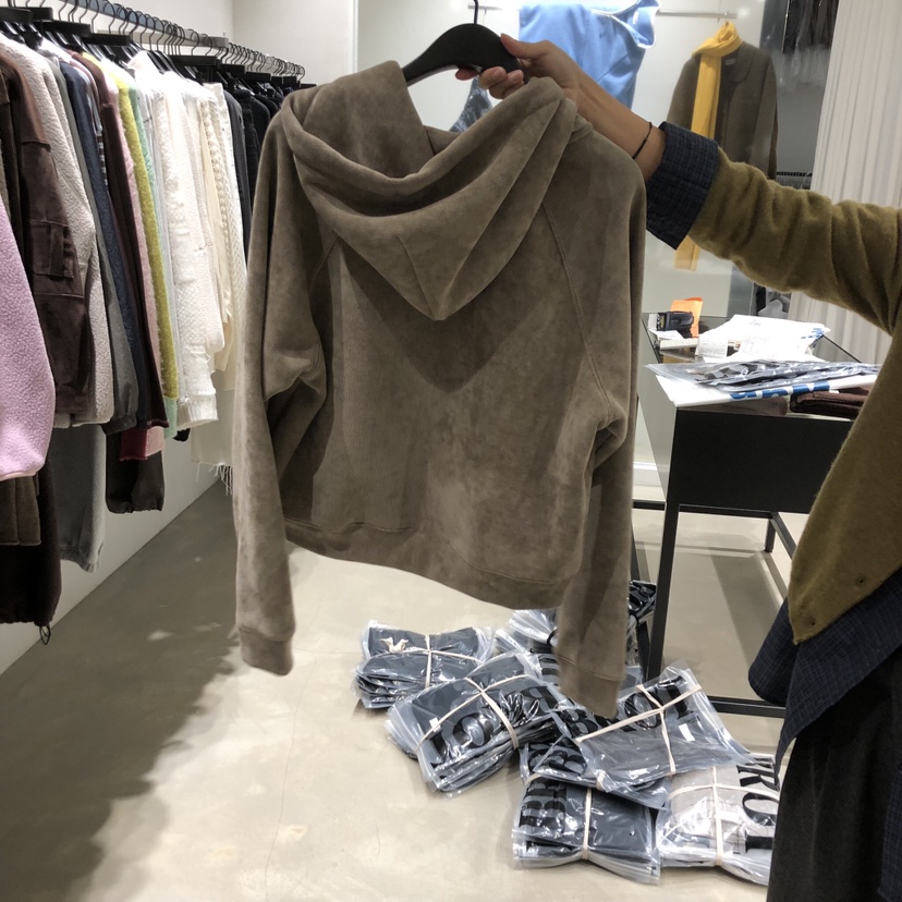 BROT東大門㊣直郵女裝新品人氣推薦休閑衛衣連帽拉鏈衫加絨BROT衛衣