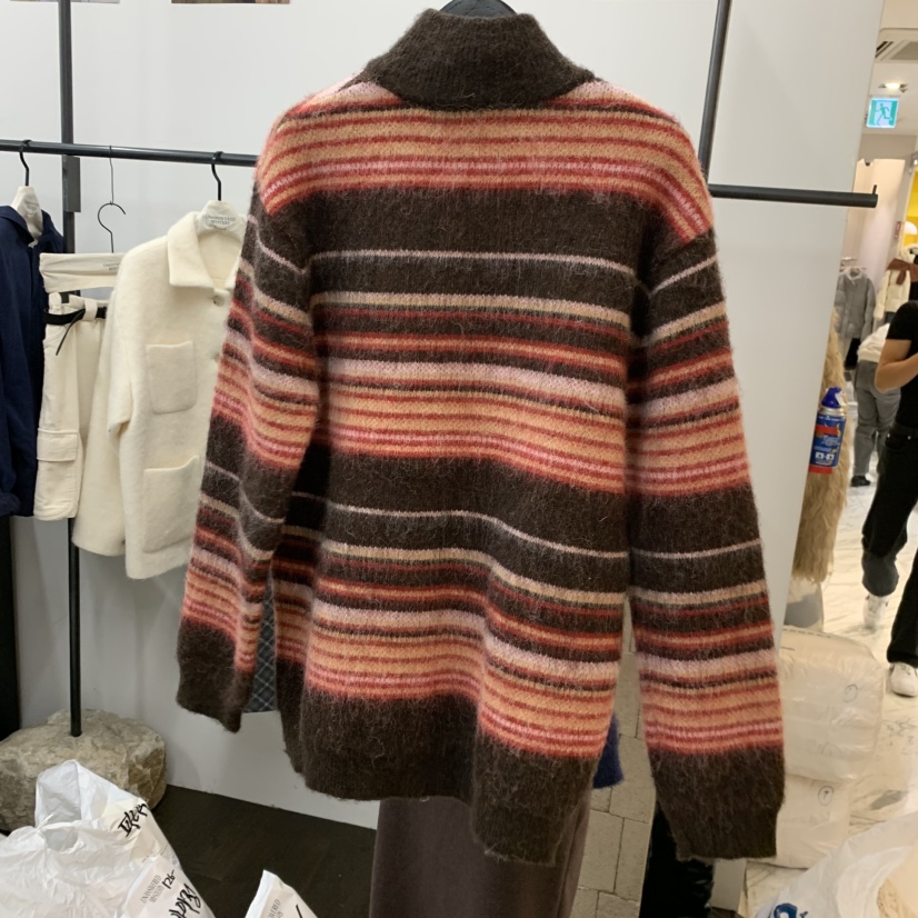 UNANSWERED-MYSTERY東大門㊣直郵女裝新品時尚休閑毛衣拉鏈UNANSWERED-MYSTERY毛衣