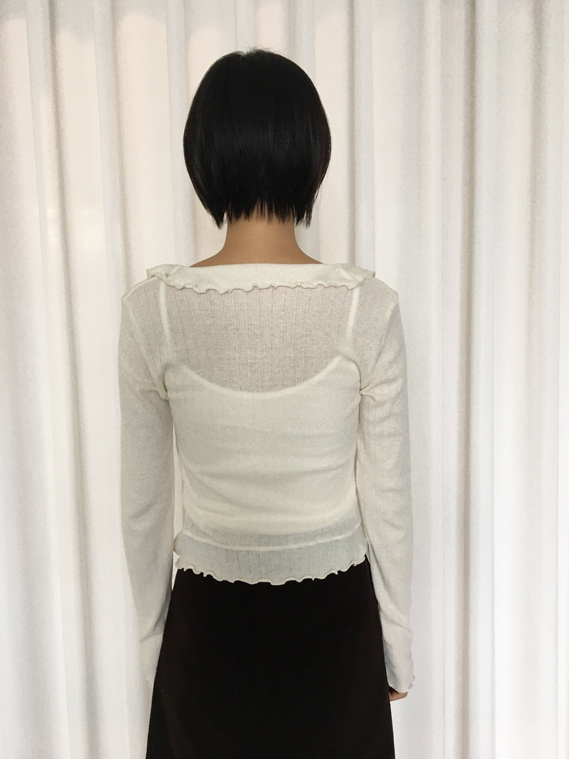 CCW韓國直郵㊣女裝新品25秋冬職業推薦時尚人氣熱賣長袖T恤CCW--NYUNYU長袖T恤