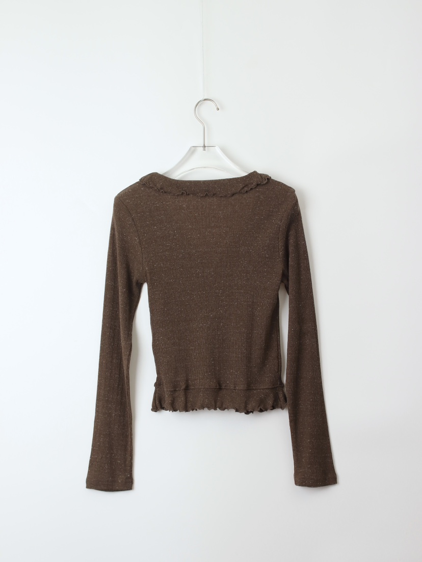 CCW韓國直郵㊣女裝新品25秋冬職業推薦時尚人氣熱賣長袖T恤CCW--NYUNYU長袖T恤