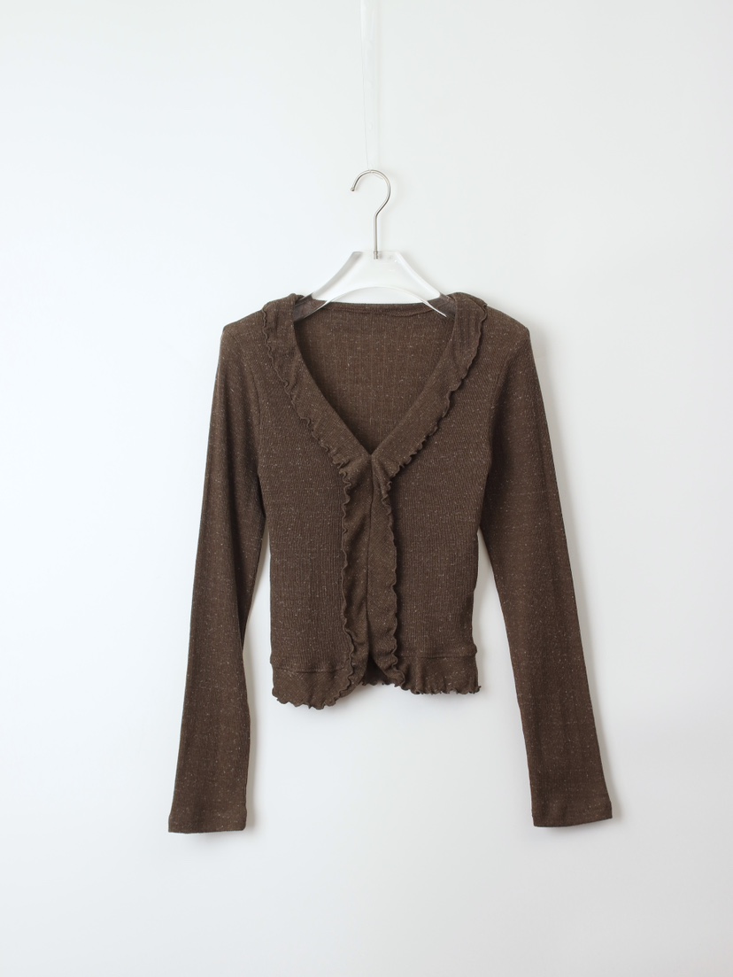 CCW韓國直郵㊣女裝新品25秋冬職業推薦時尚人氣熱賣長袖T恤CCW--NYUNYU長袖T恤圖色2