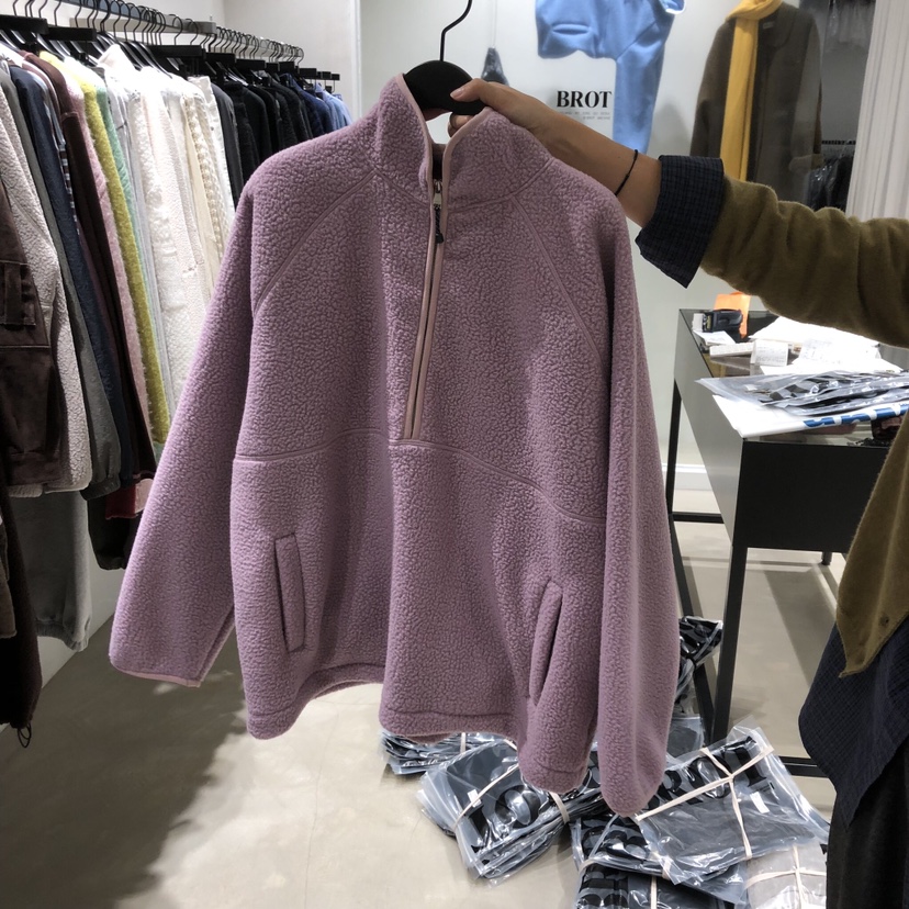BROT東大門㊣直郵女裝新款休閑時尚職業人氣衛衣連帽衫拉鏈BROT衛衣圖色2