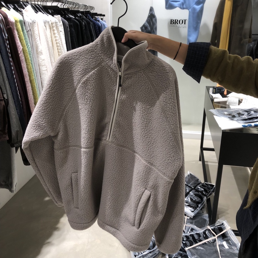 BROT東大門㊣直郵女裝新款休閑時尚職業人氣衛衣連帽衫拉鏈BROT衛衣圖色3