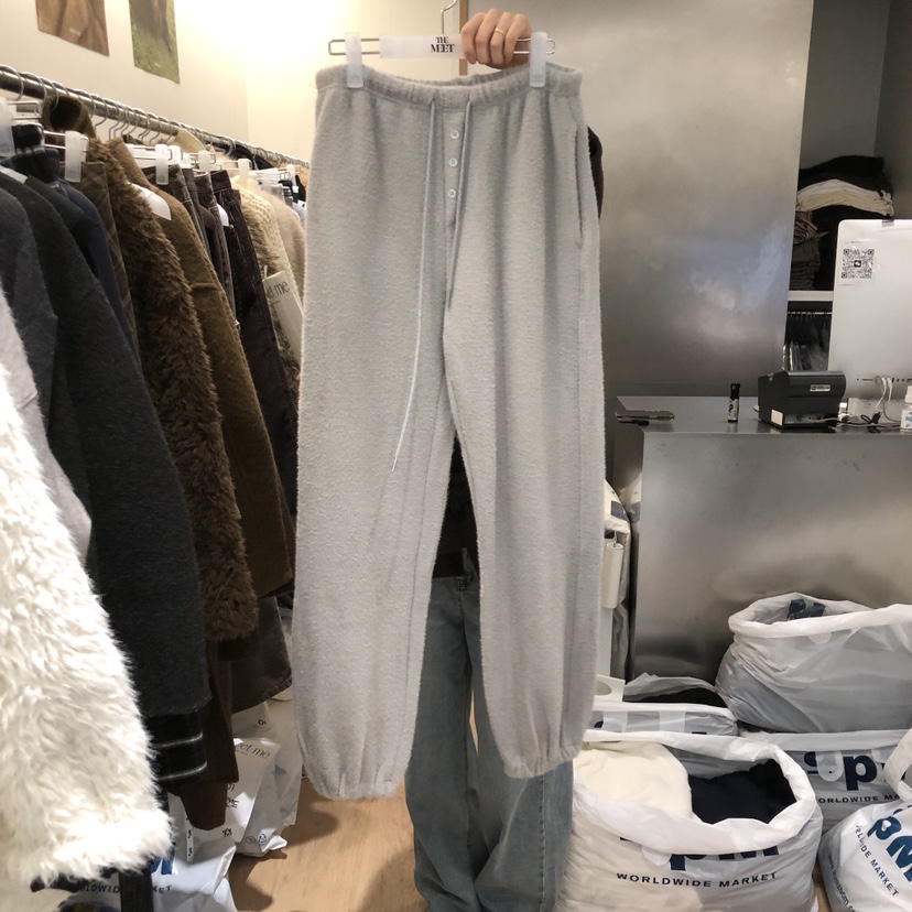 MEET ME韓國代購㊣女裝新款時尚25秋冬職業推薦熱賣休閑褲MEET ME休閑褲圖色1