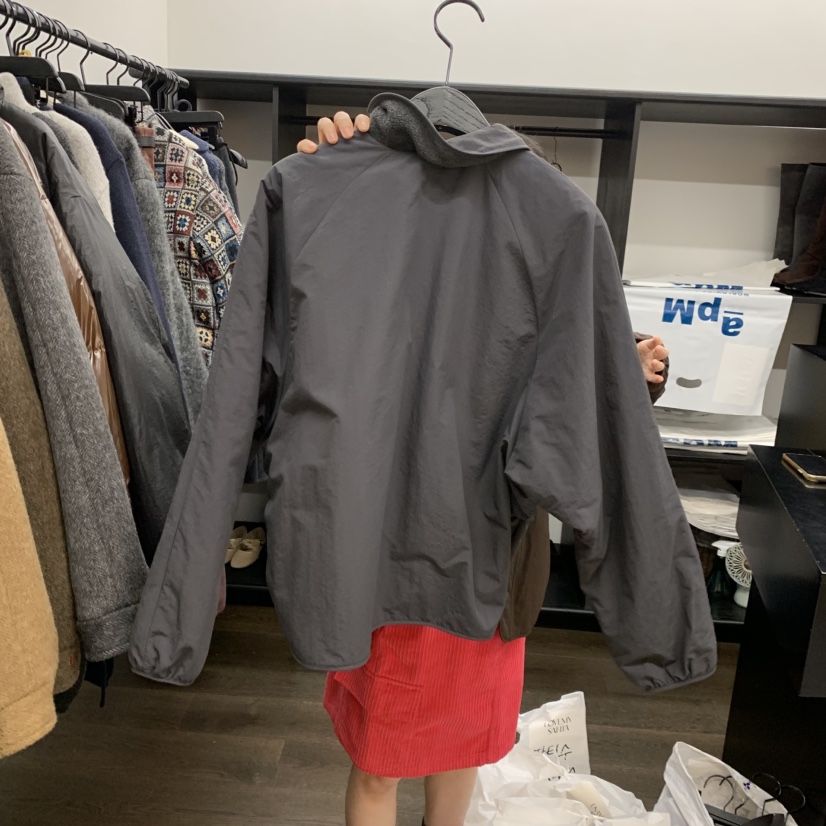 UNANSWERED-MYSTERY韓國直郵㊣女裝新品職業時尚夾克雙面抓絨UNANSWERED-MYSTERY夾克