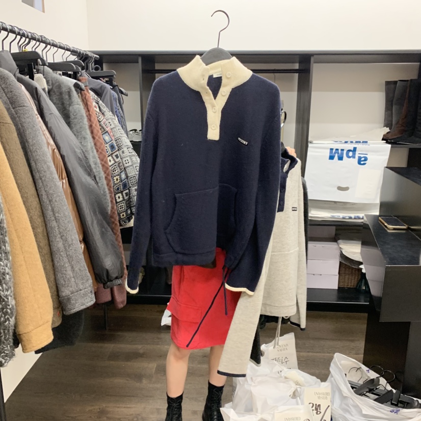 UNANSWERED-MYSTERY韓國直郵㊣女裝新款熱賣25秋冬衛衣拉鏈UNANSWERED-MYSTERY衛衣圖色3