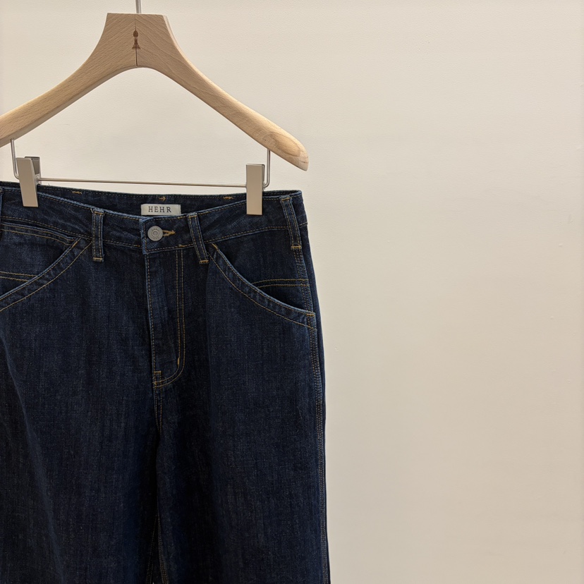 HEHR東大門㊣實拍女士新品推薦25秋冬職業人氣休閑熱賣牛仔褲hehr-AUTOMNE牛仔褲